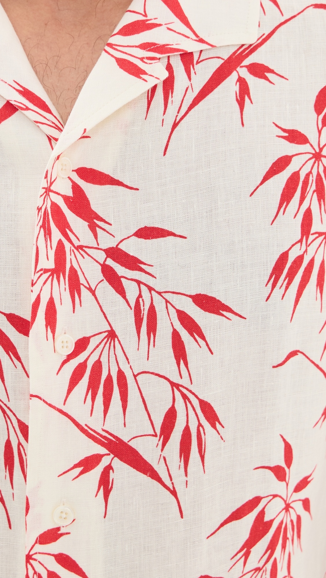 Hibbert Red Bamboo Shirt - 5