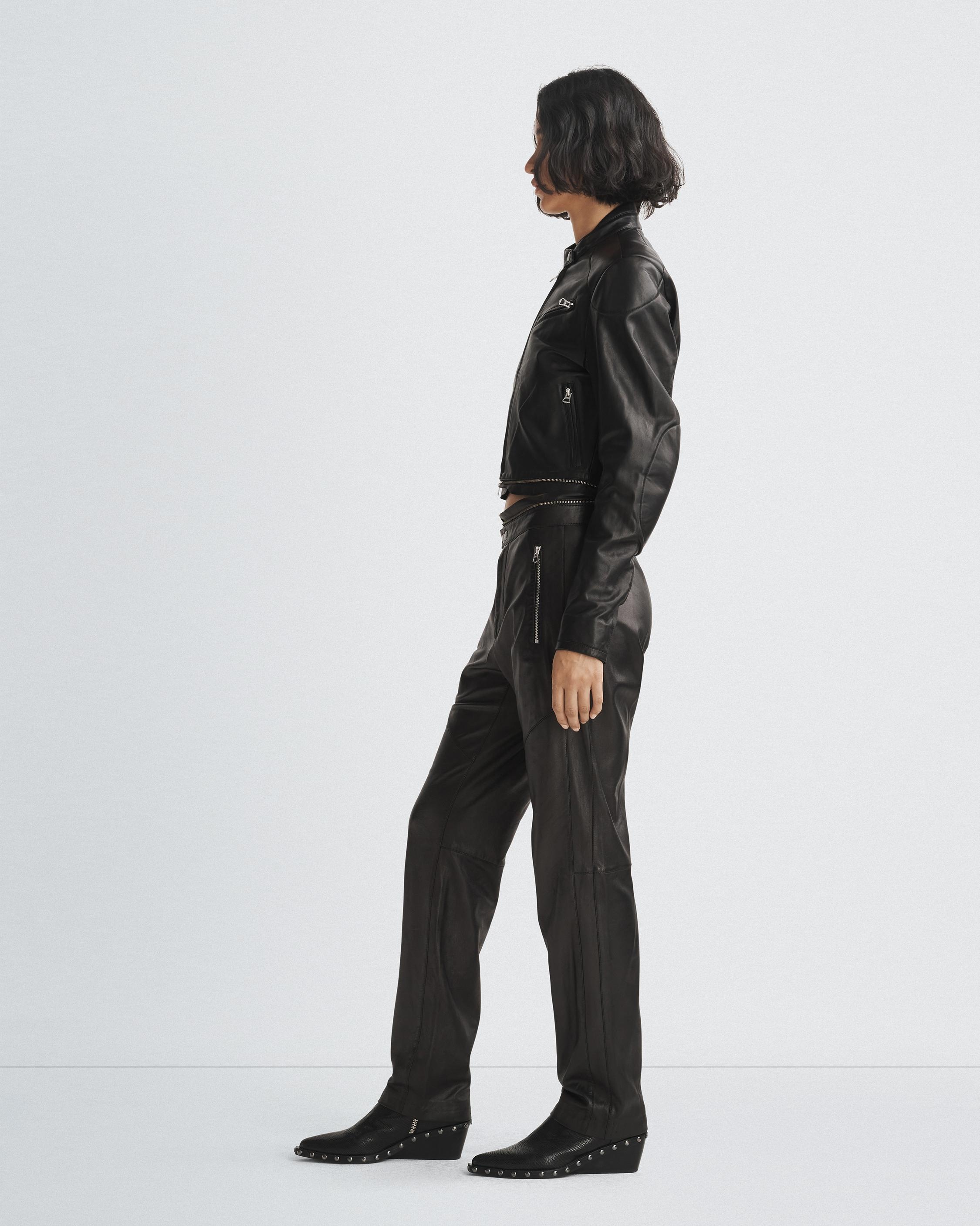 Sedona Leather Moto Pant
Relaxed Fit - 4