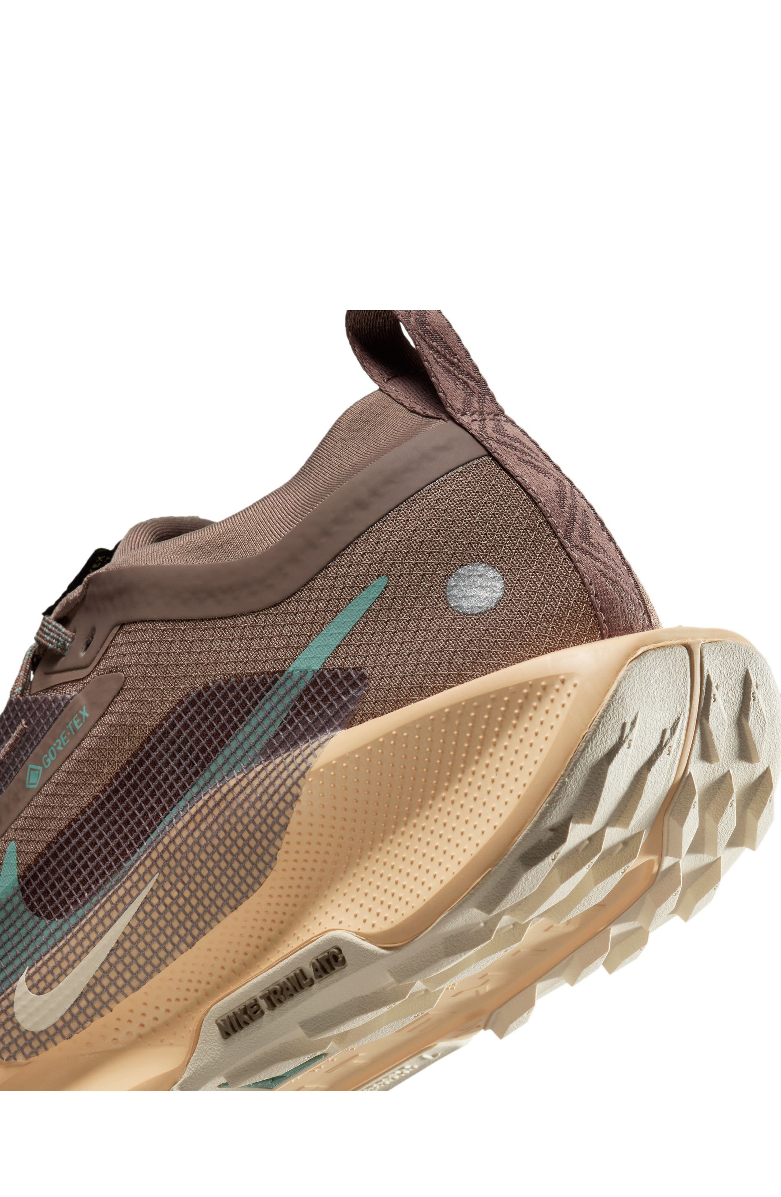 Nike Pegasus Trail 5 Gore-Tex® Waterproof Running Shoe in Mink Brown/Cannon/Orange at Nordstrom - 7