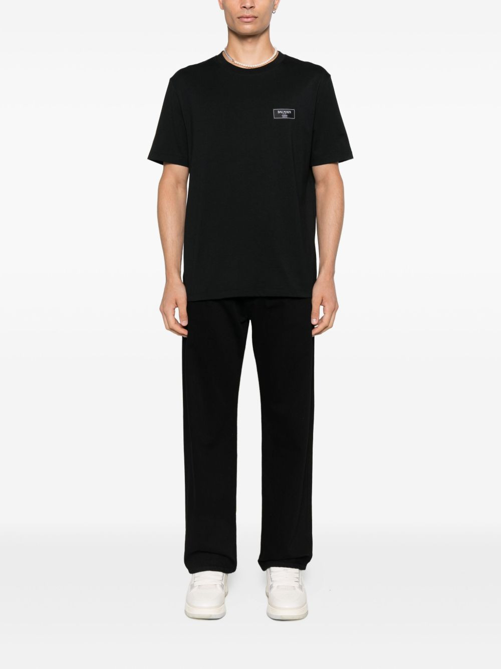 logo-motif cotton T-shirt - 2