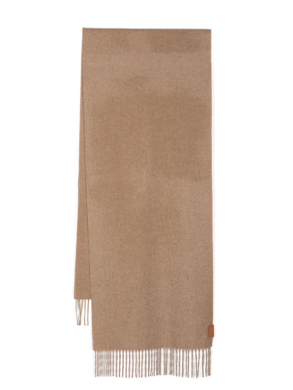cashmere fringed scarf - 1