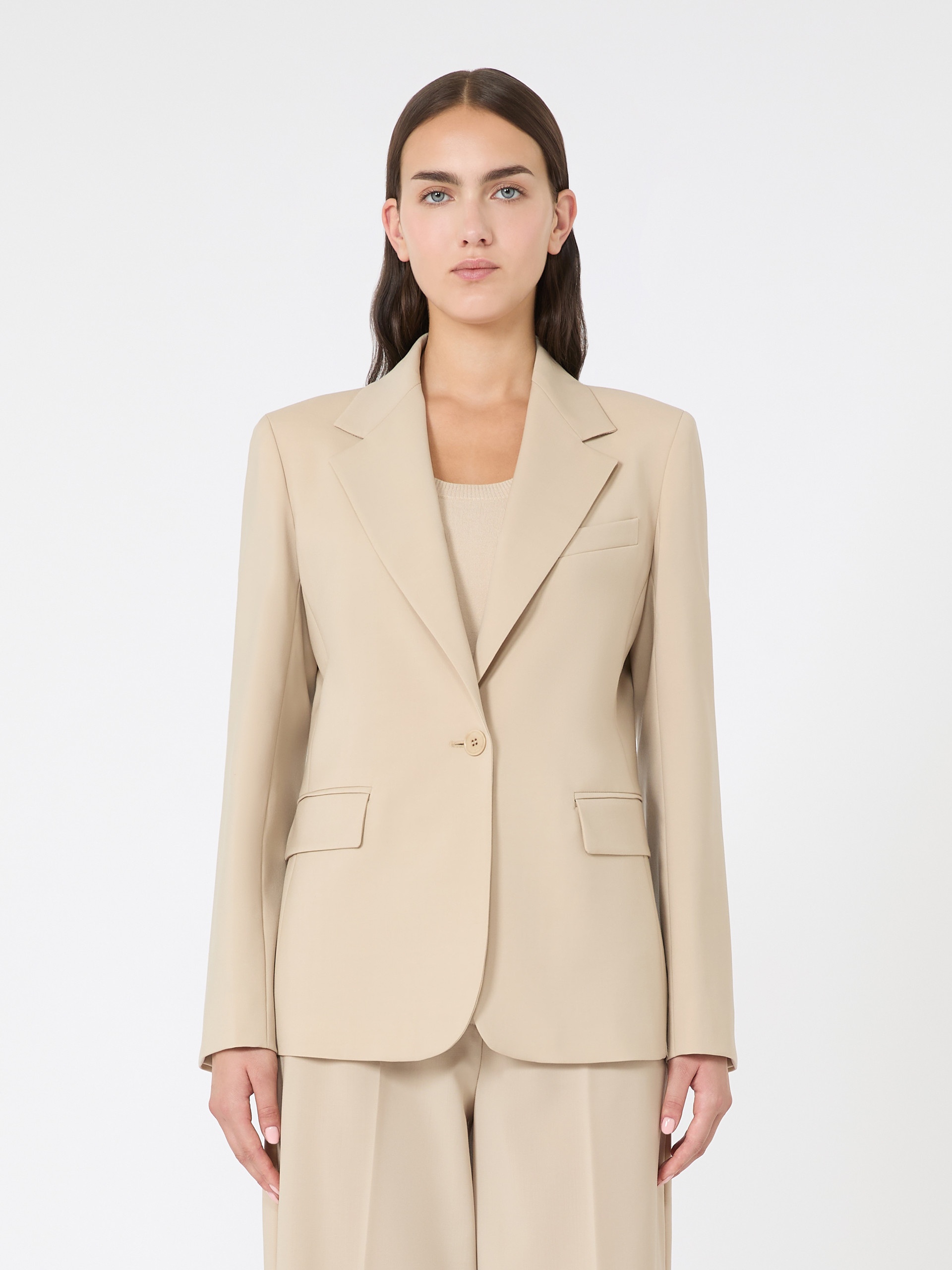 LAMINE Natural stretch wool blazer - 3