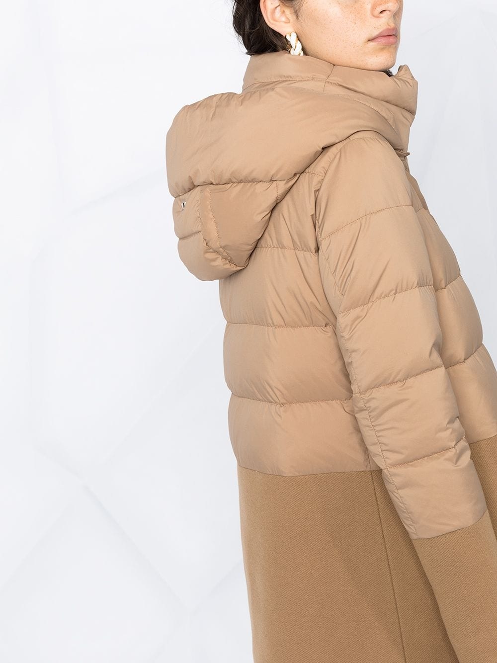 hooded padded coat - 3