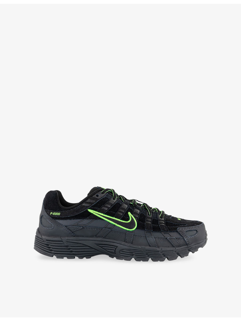 P-6000 Suede and Mesh Trainers - 1