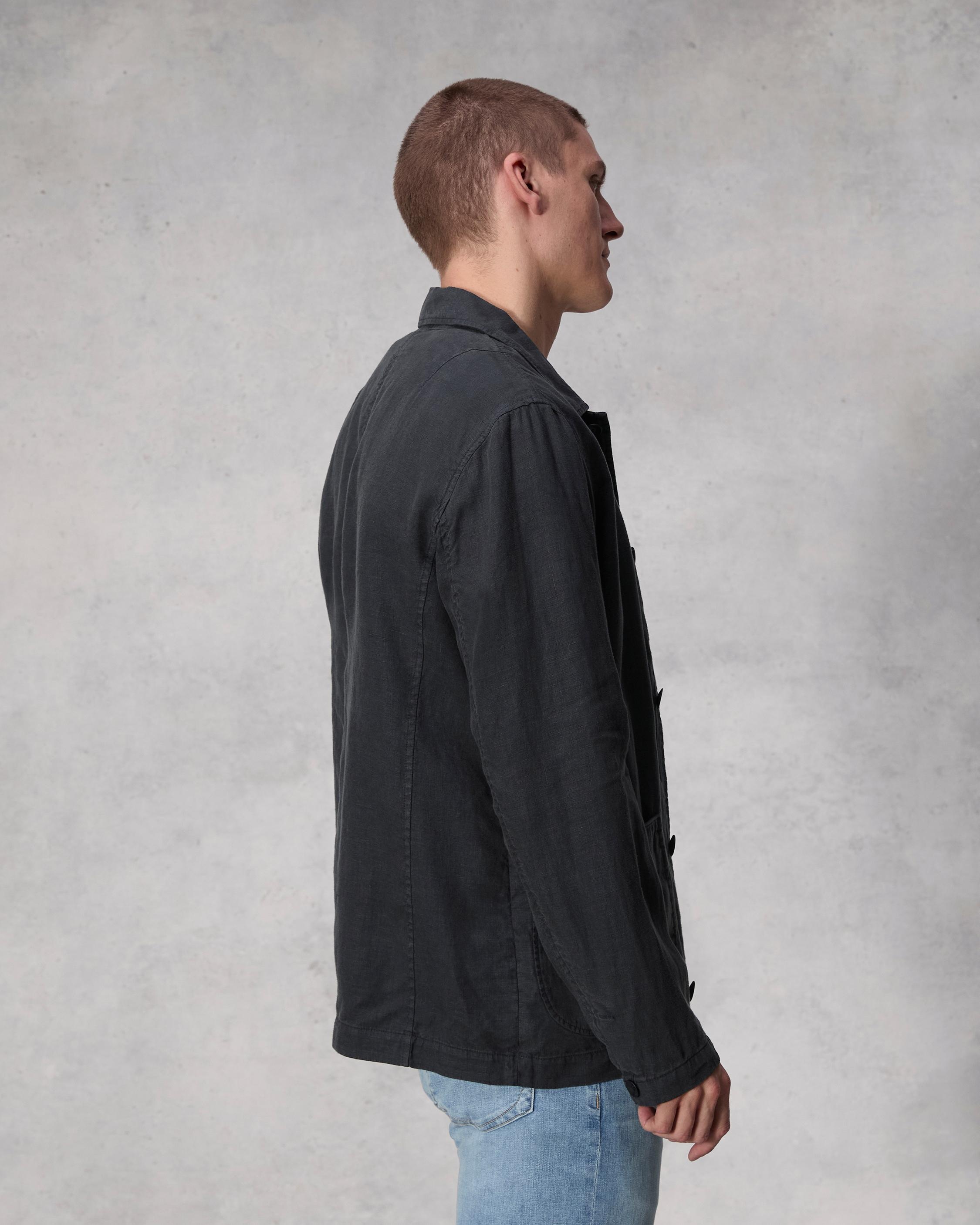Evan Linen Chore Jacket - 4