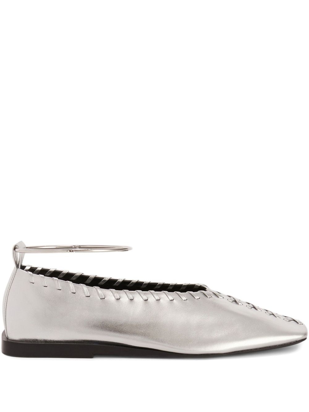 metallic ballet flats - 1