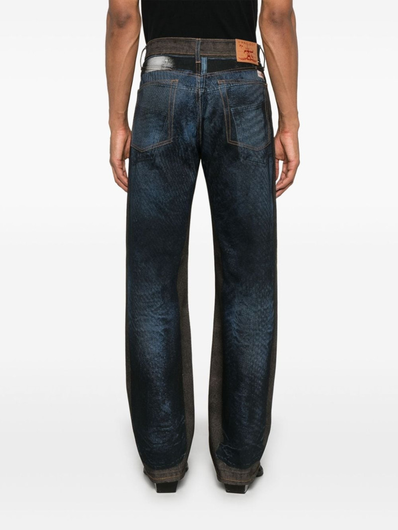 trompe l'oeil-print jeans 4