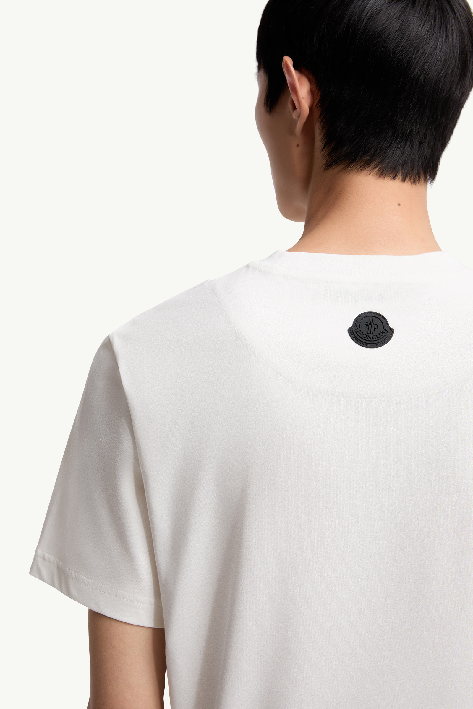 Three-Dimensional Logo Cotton T-Shirt - 6