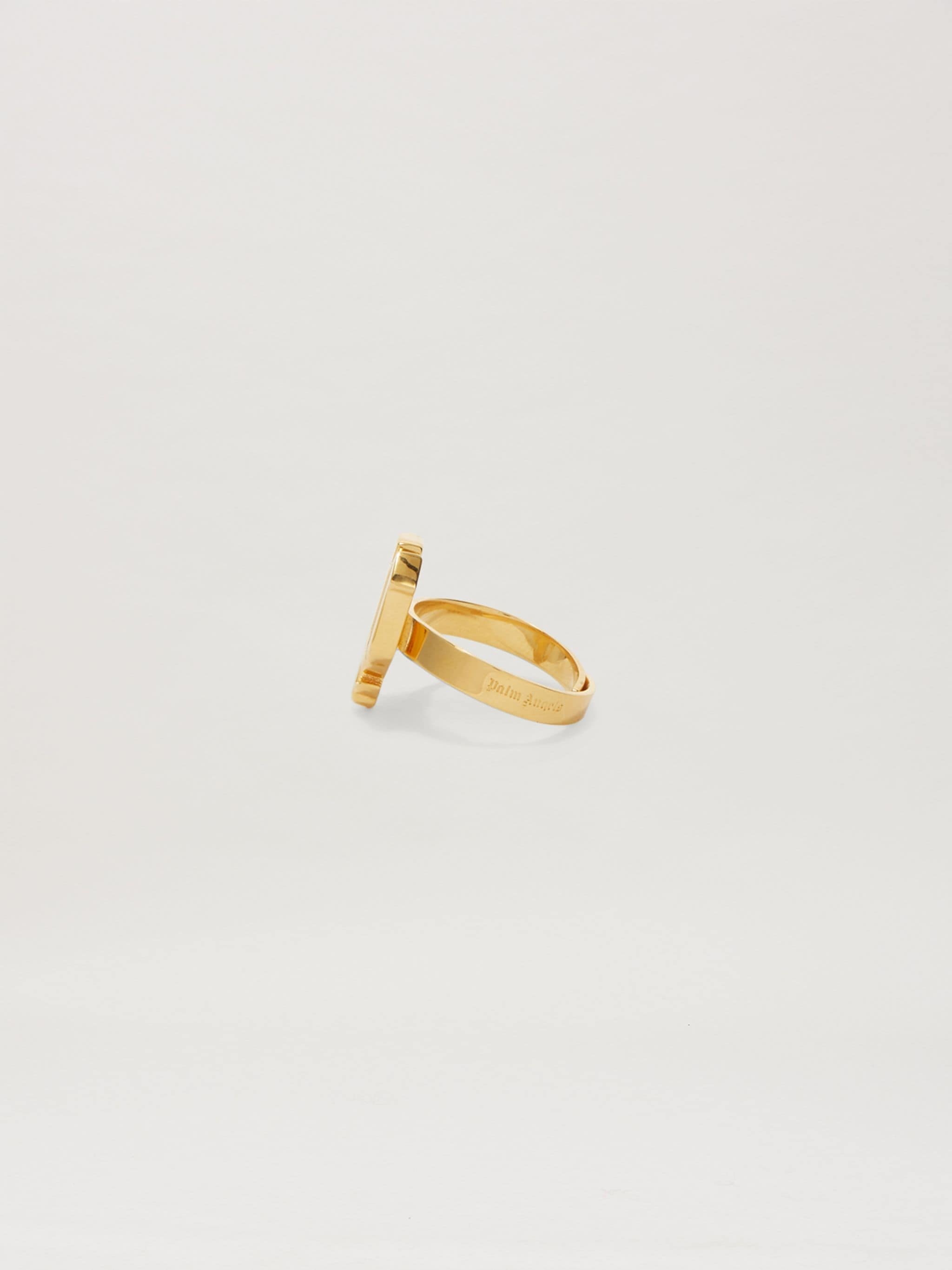 Bicolor Palm Rings Set - 4