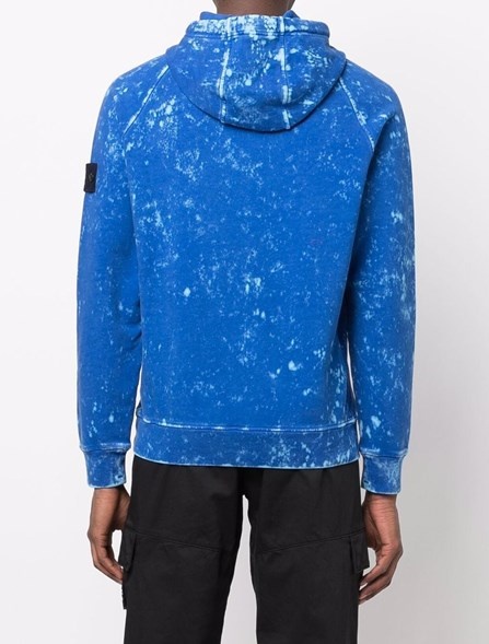 Stone Island TIE-DYE SWEATSHIRT WITH LOGO PATCH | REVERSIBLE