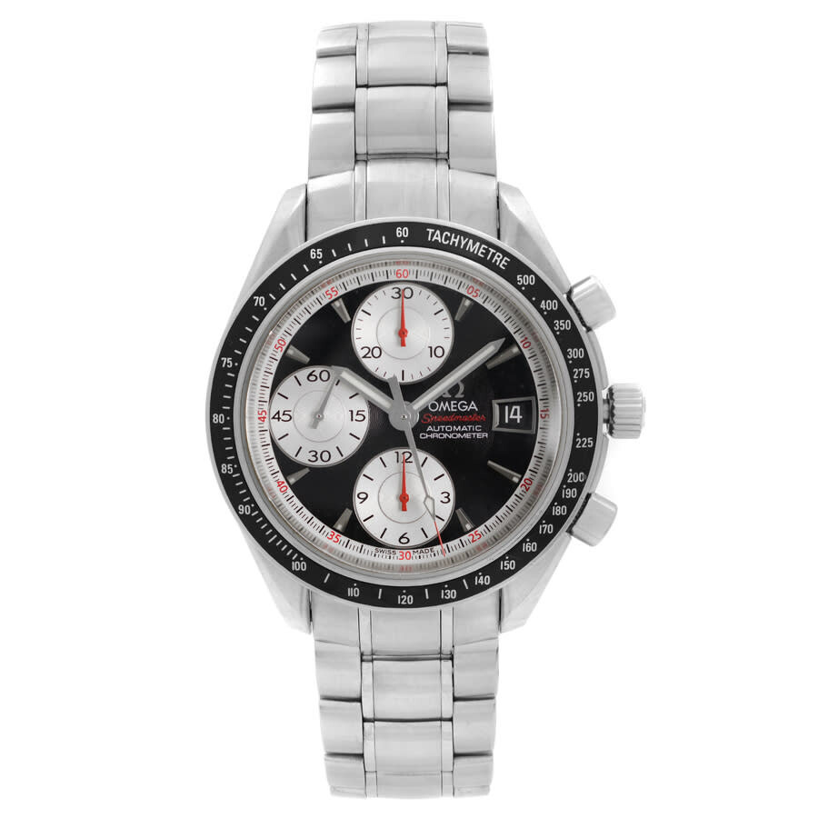 Pre-owned Omega Omega Speedmaster Chronograph Automatic Chronometer Black Dial Men's Watch 3210.51.0 - 1