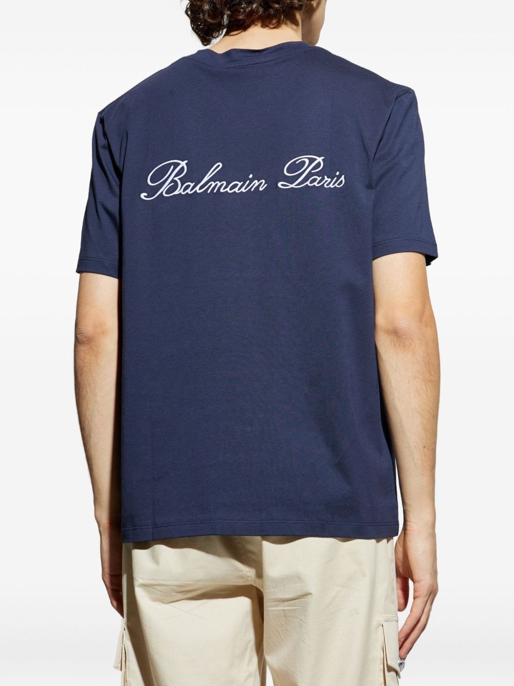 embroidered-logo T-shirt - 4