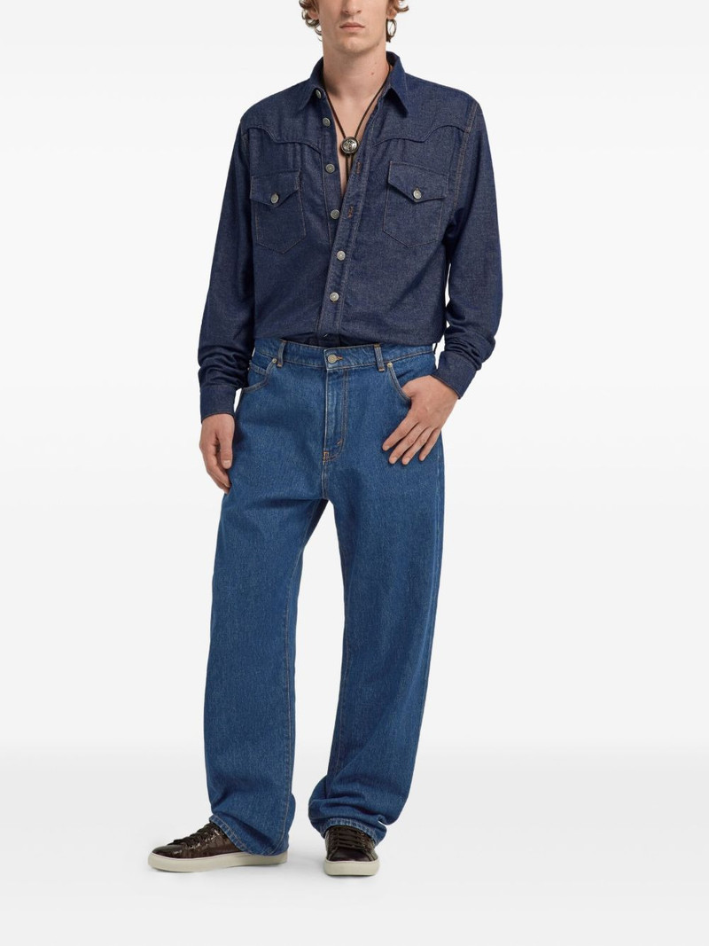 Roberto Cavalli pocket jeans shirt outlook