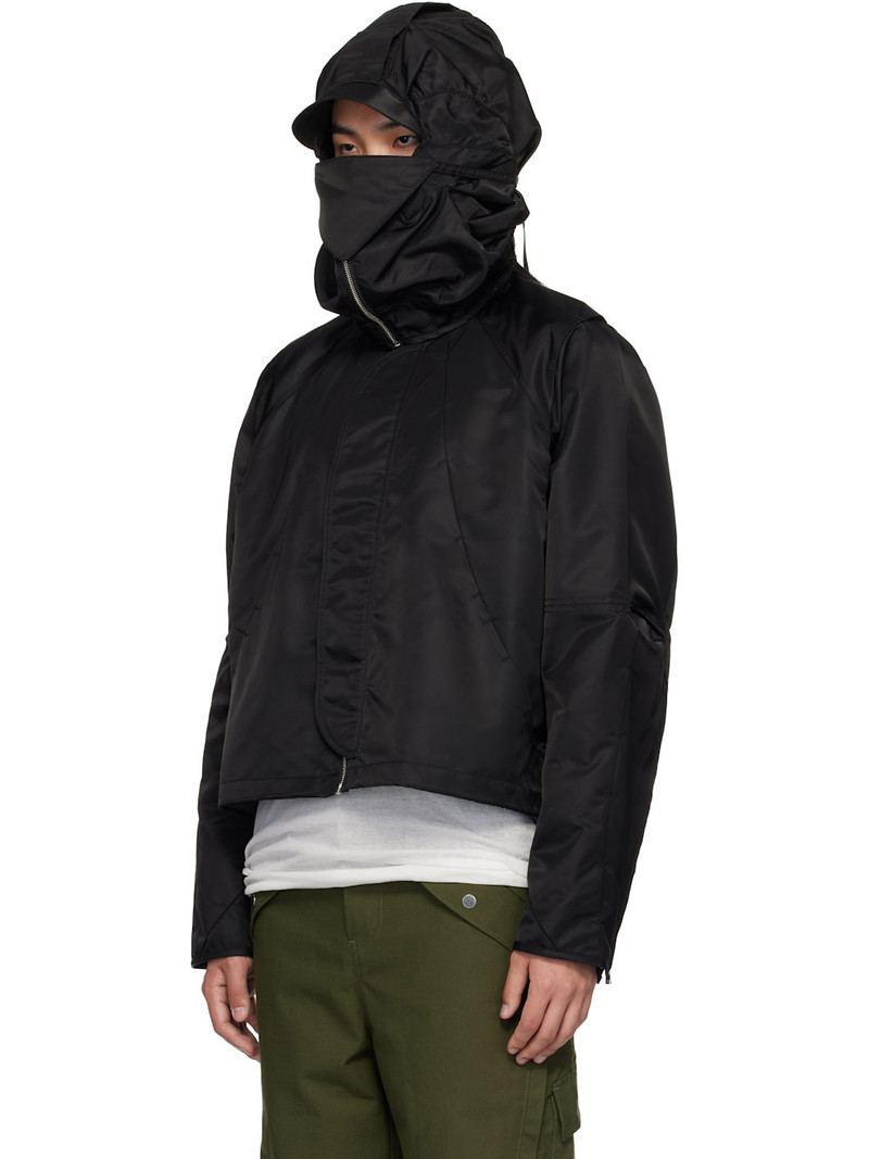 FFFPOSTALSERVICE Black Hooded Parachute Jacket outlook