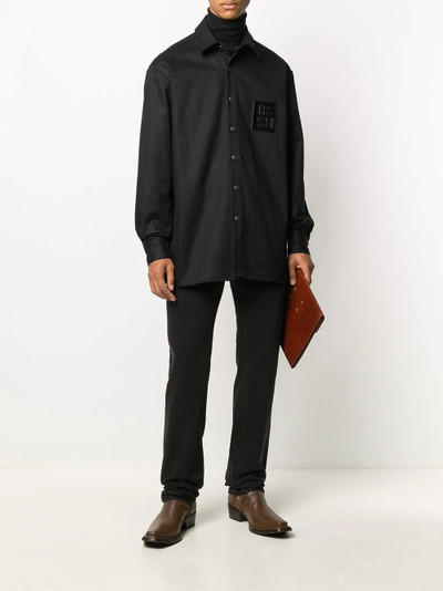 Raf Simons logo patch overshirt outlook