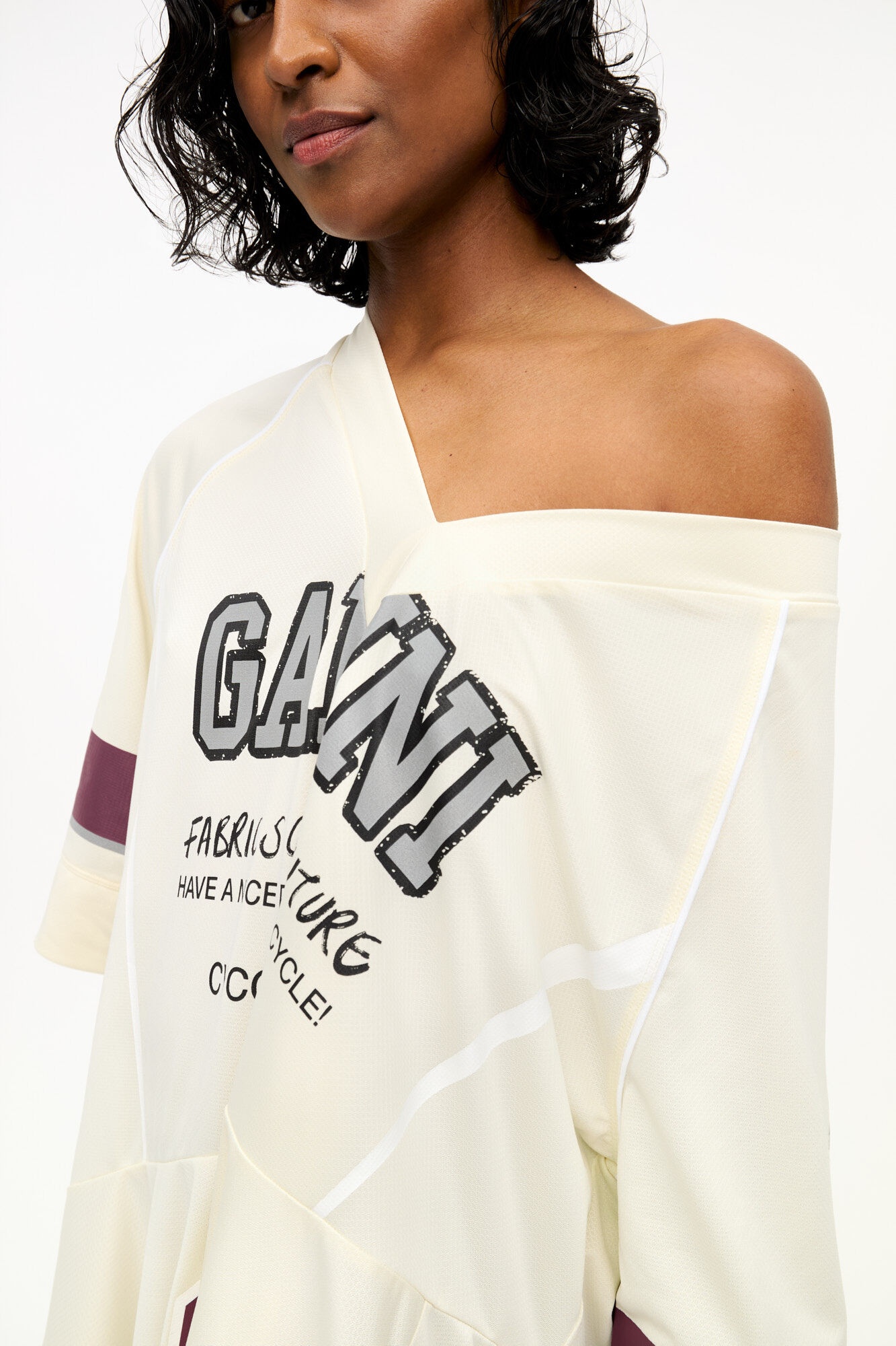 OFF-WHITE FUTURE MESH OVERSIZED MINI DRESS - 4