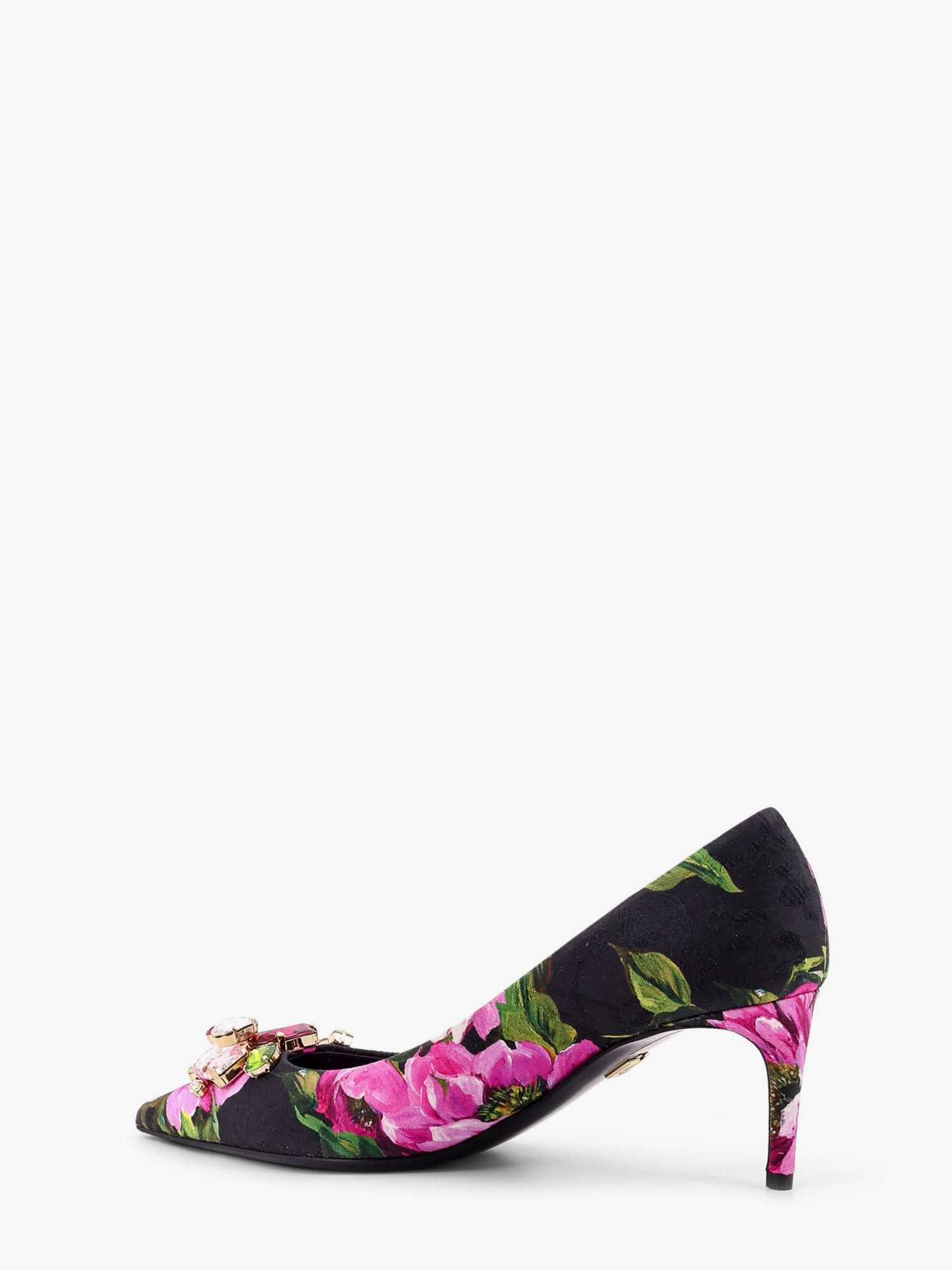 Fabric Décolleté With Floral Print - 4