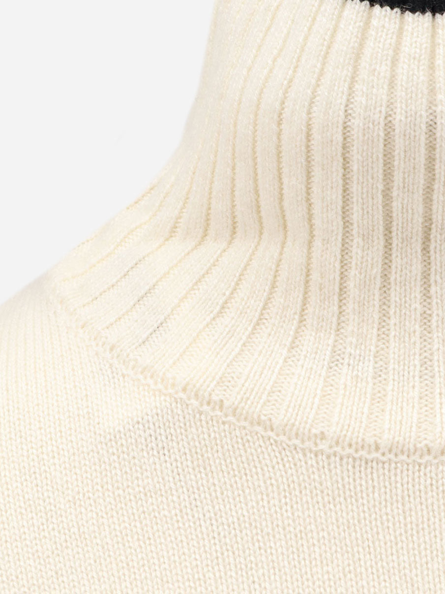 Falkland Wool And Cashmere Turtleneck Sweater - 3