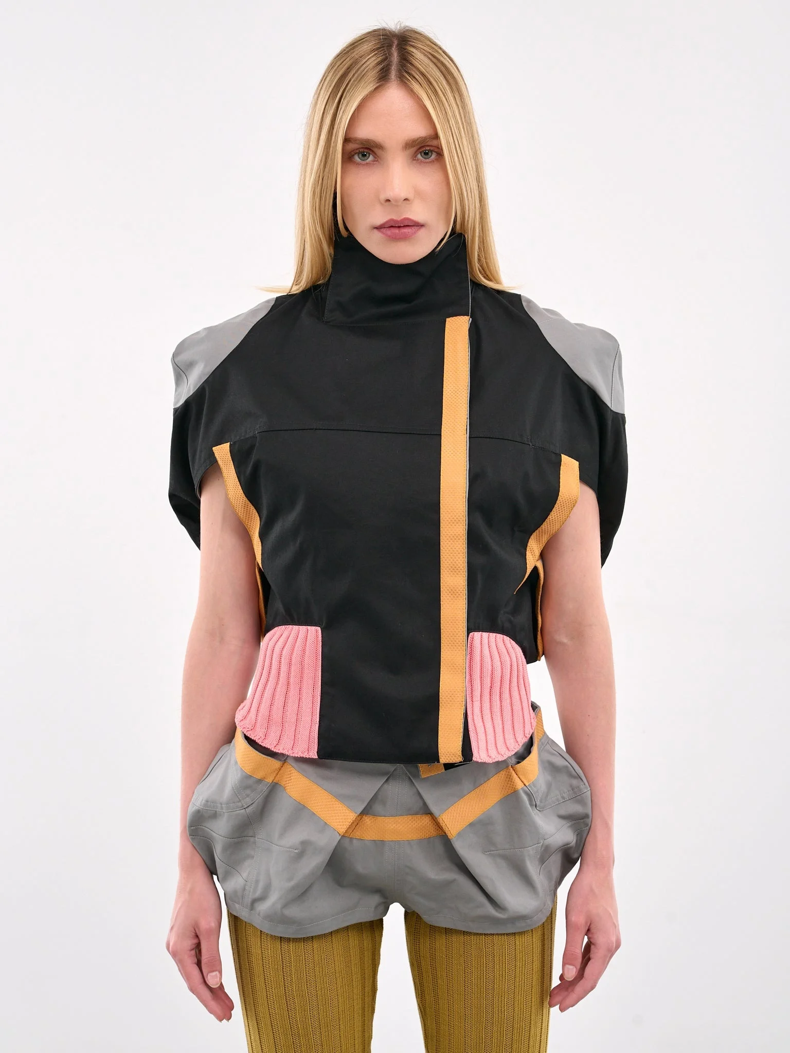 Mixed-Material Jacket - 1