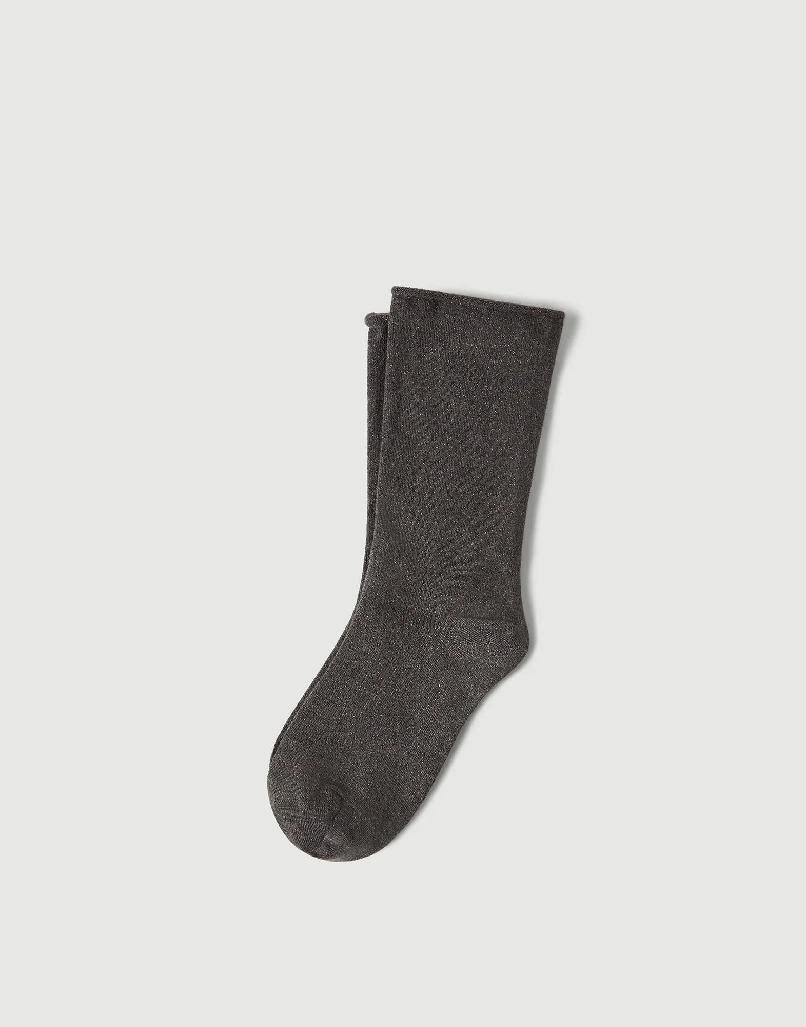 Cashmere and silk sparkling knit socks - 1