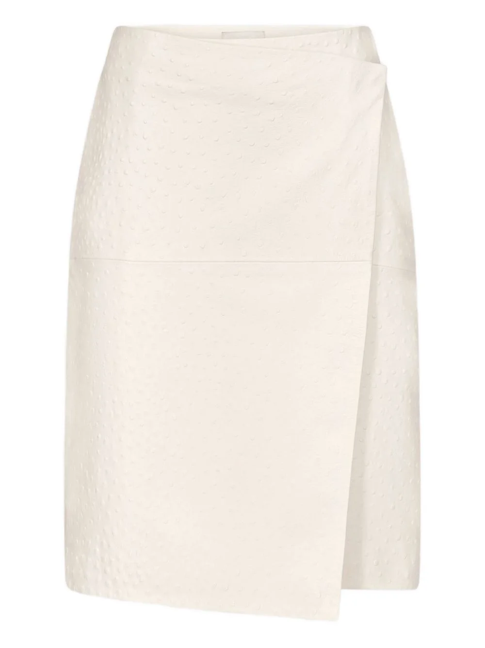 Gora asymmetric wrap midi skirt - 1