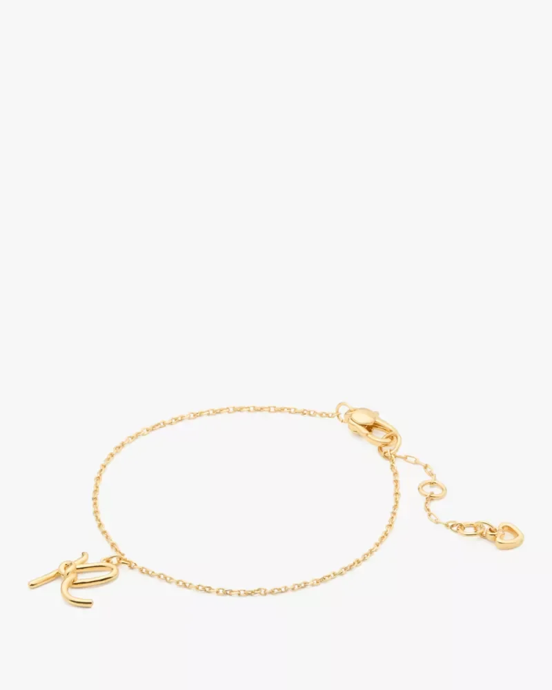 Initial Script Bracelet - 1