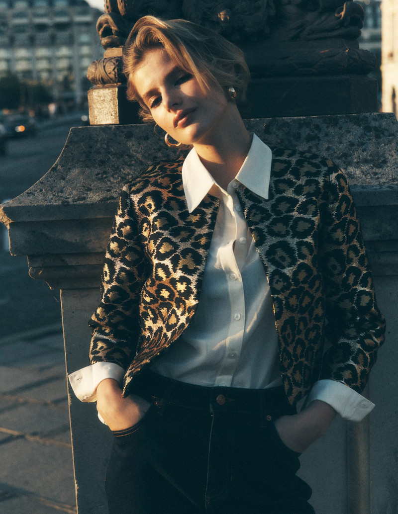 Jacquard Leopard Jacket-Leopard, Lurex Jacquard 8