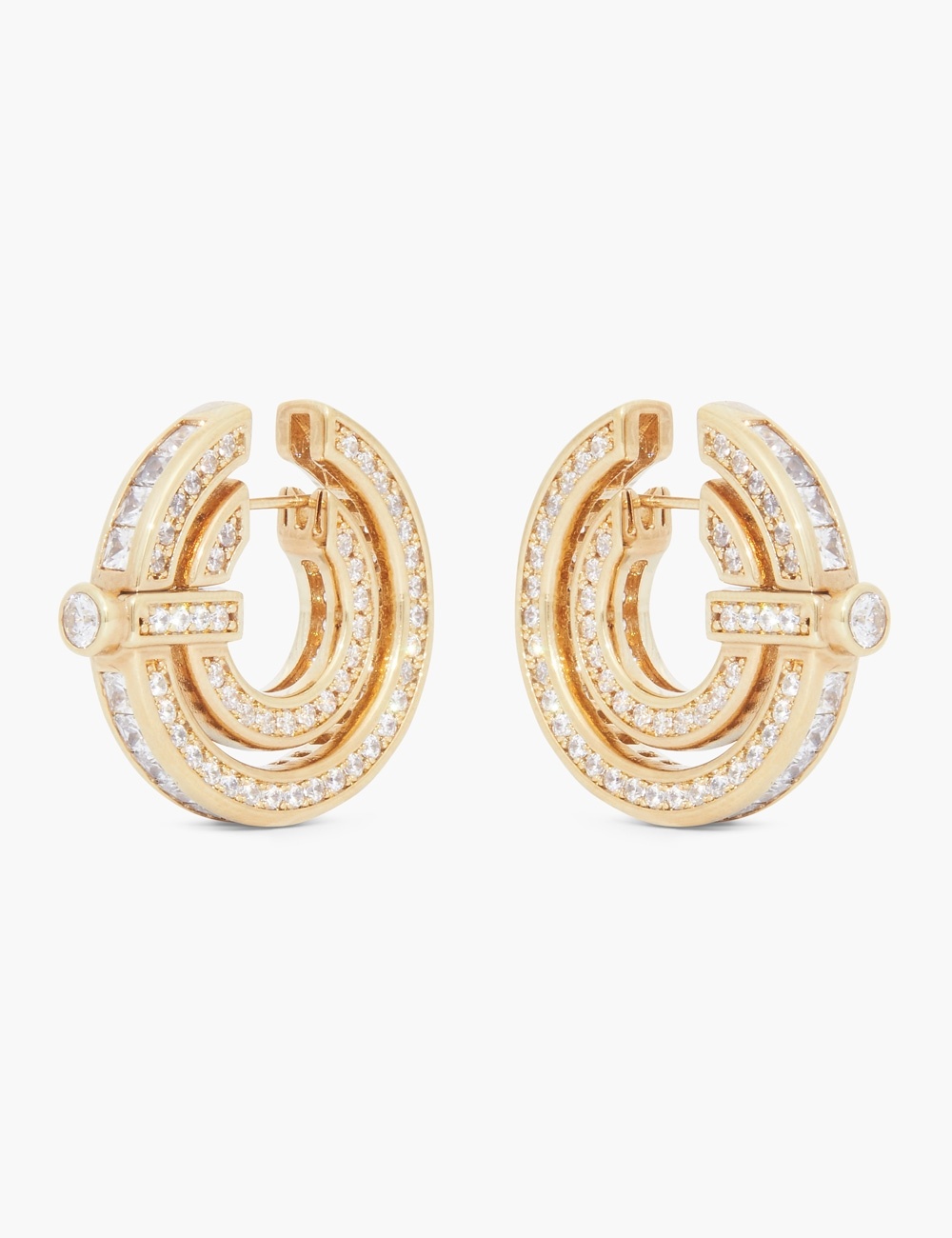 ZIMMERMANN HALO PAVE HOOPS - 3