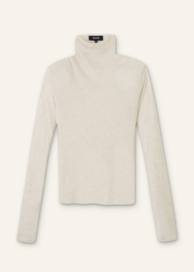 Sheer High Neck Top 6