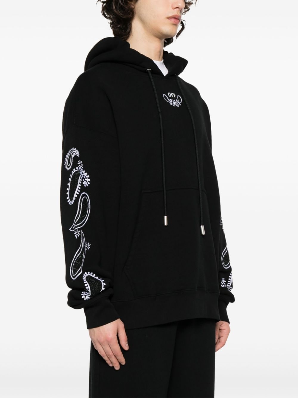 Off-White Bandana Arrows-embroidered hoodie | REVERSIBLE
