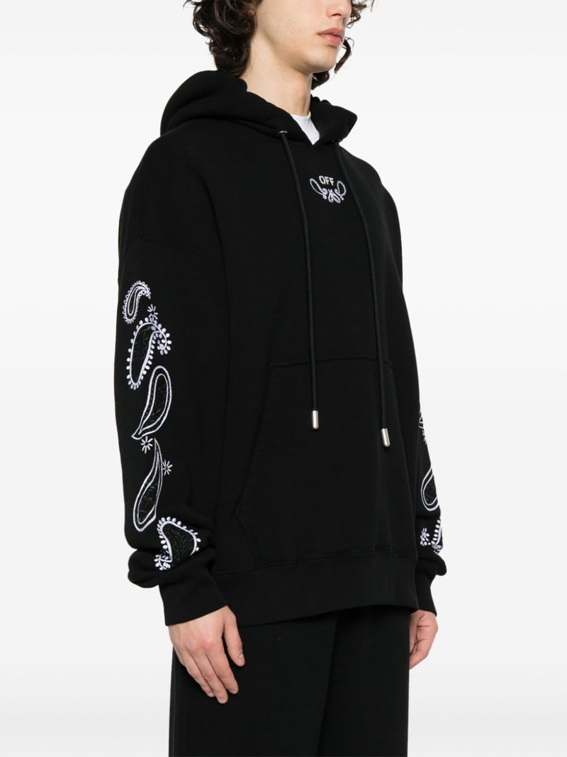Bandana Arrows-embroidered hoodie 4