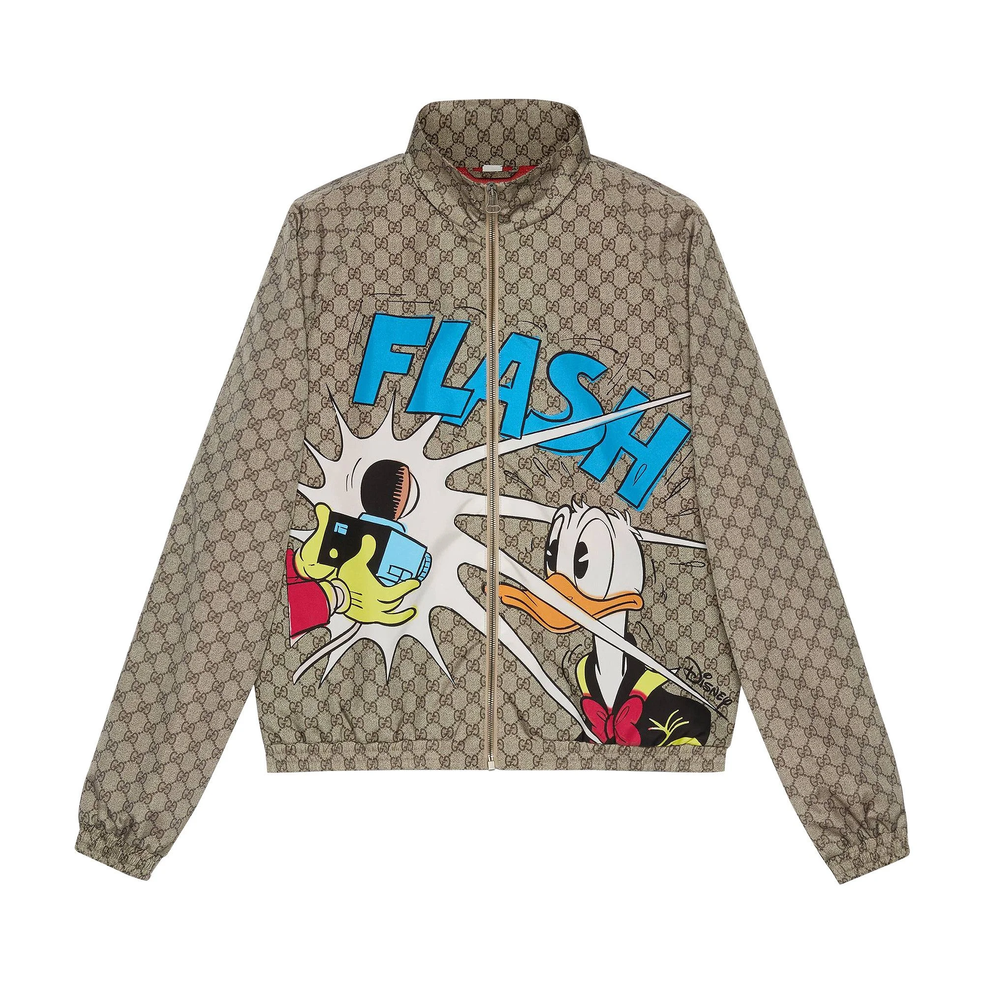 Gucci x Disney Donald Duck Gg Jacket 'Vintage Camel/Blue' - 1