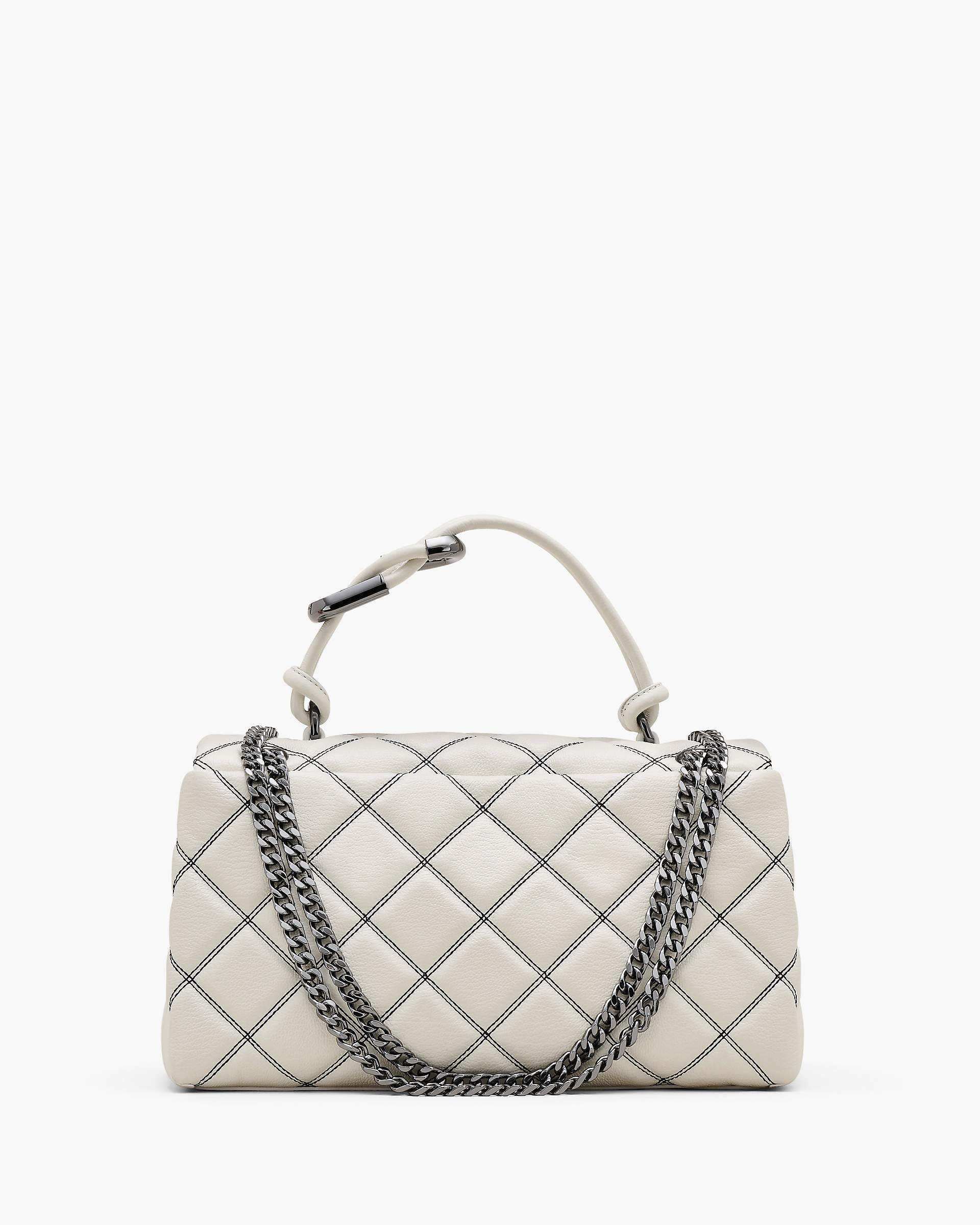 THE BI-COLOR QUILTED DUAL CONVERTIBLE SHOULDER BAG - 3