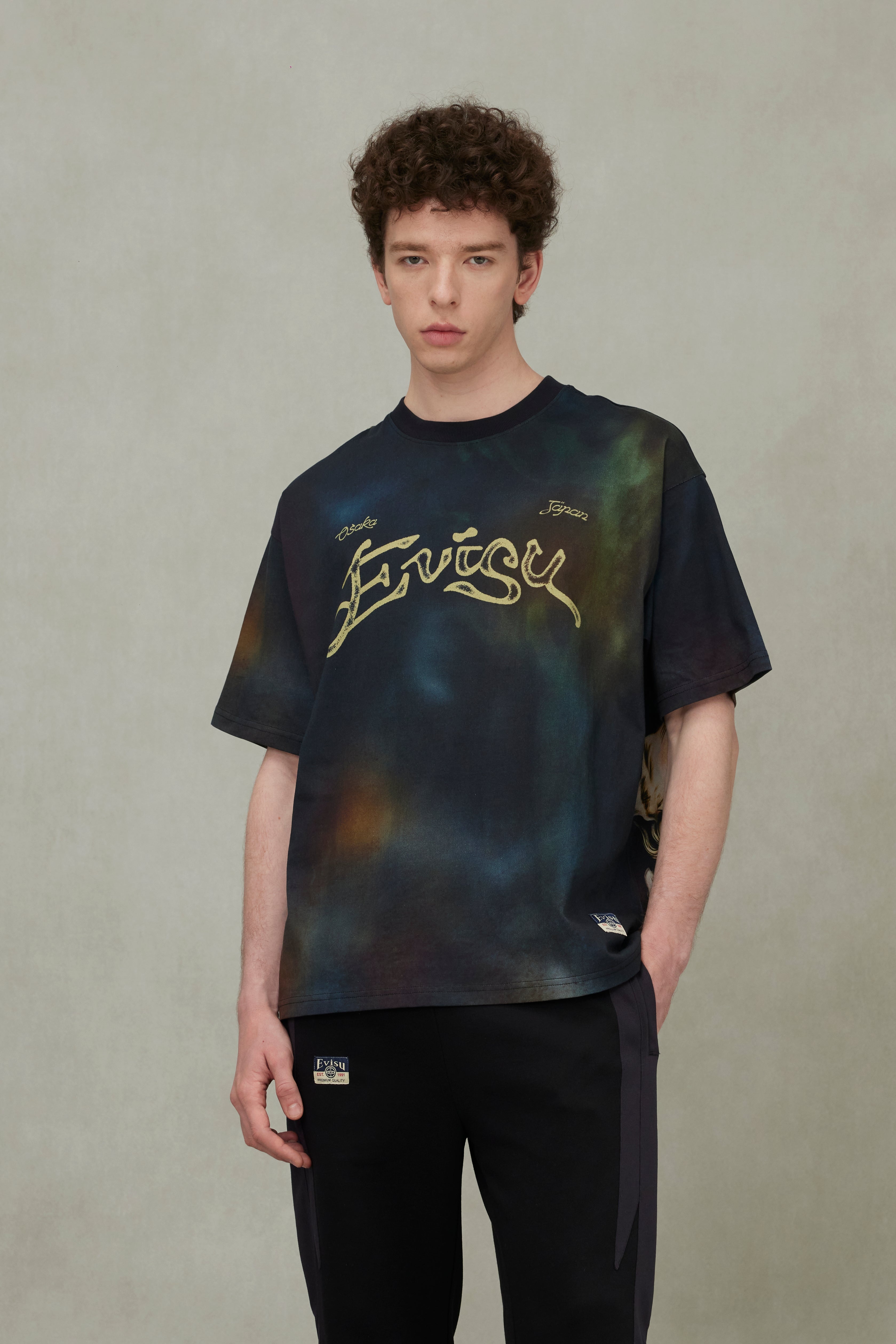 Hakutaku Print Loose Fit T-Shirt - 3
