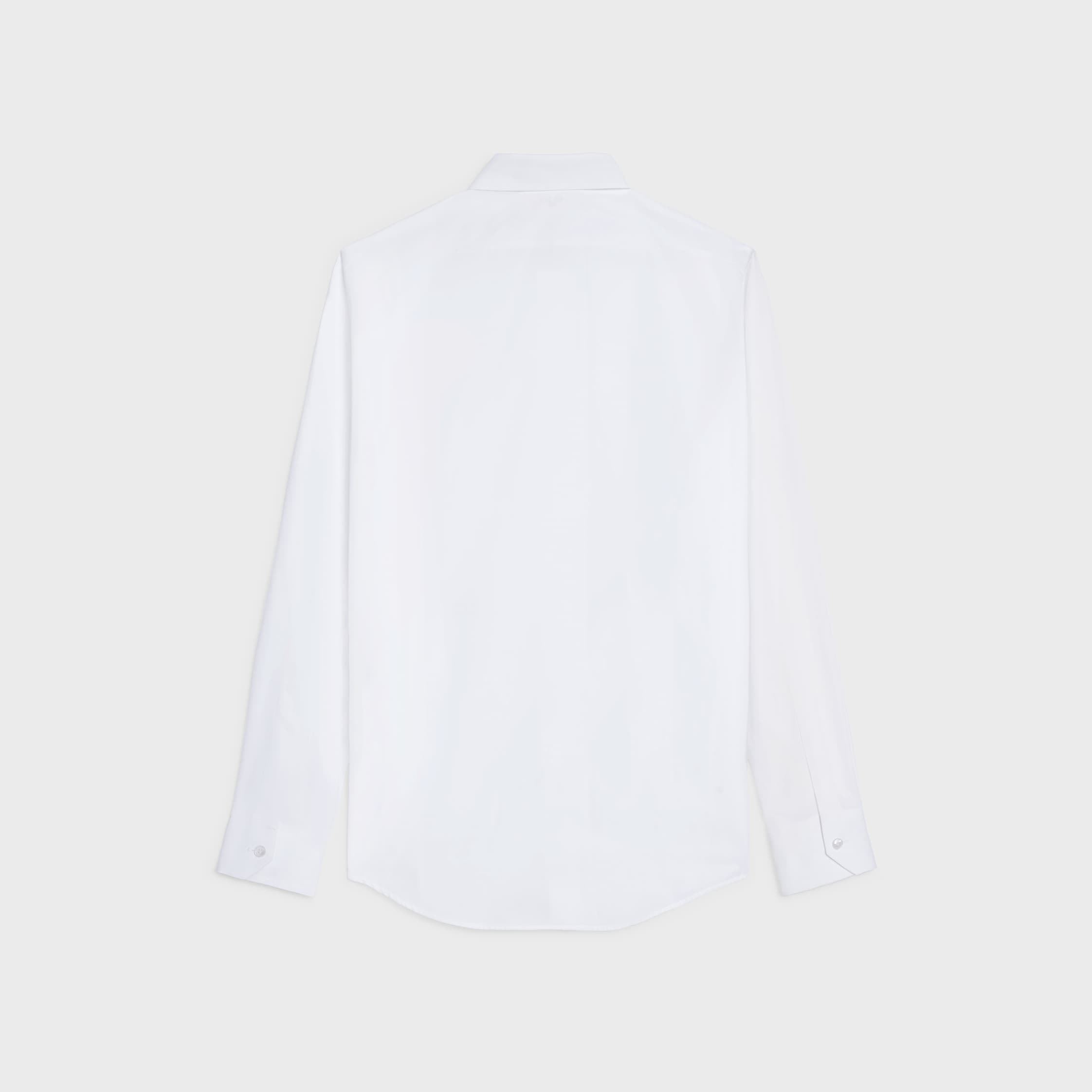 loose shirt in cotton poplin - 2