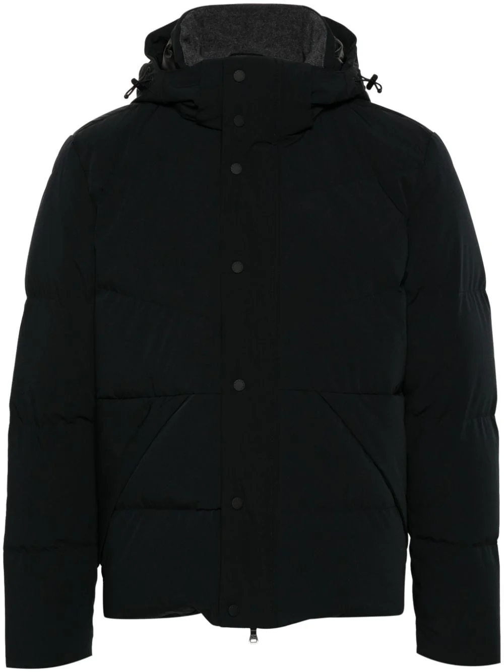 hooded puffer jacket - 1