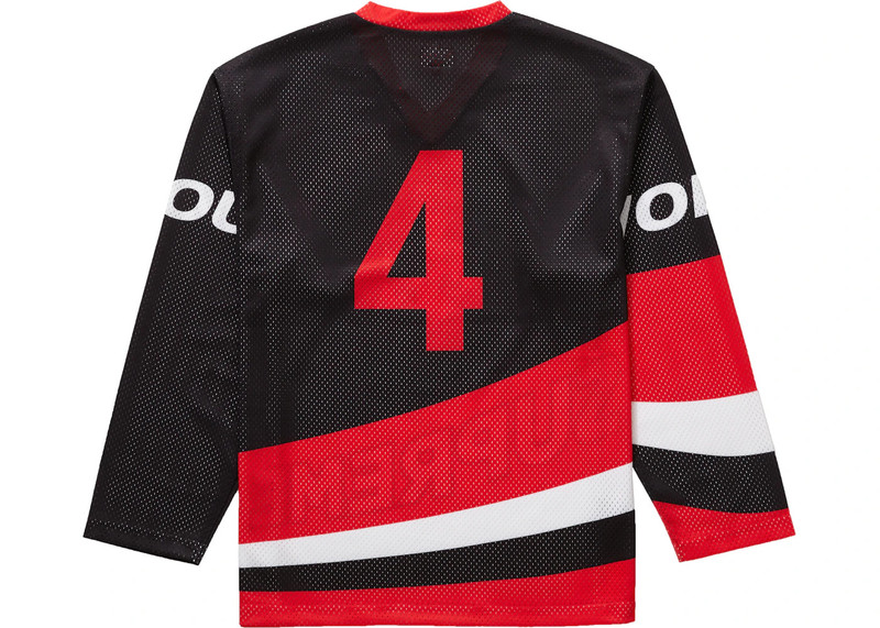 Supreme Supreme Crossover Hockey Jersey Black outlook