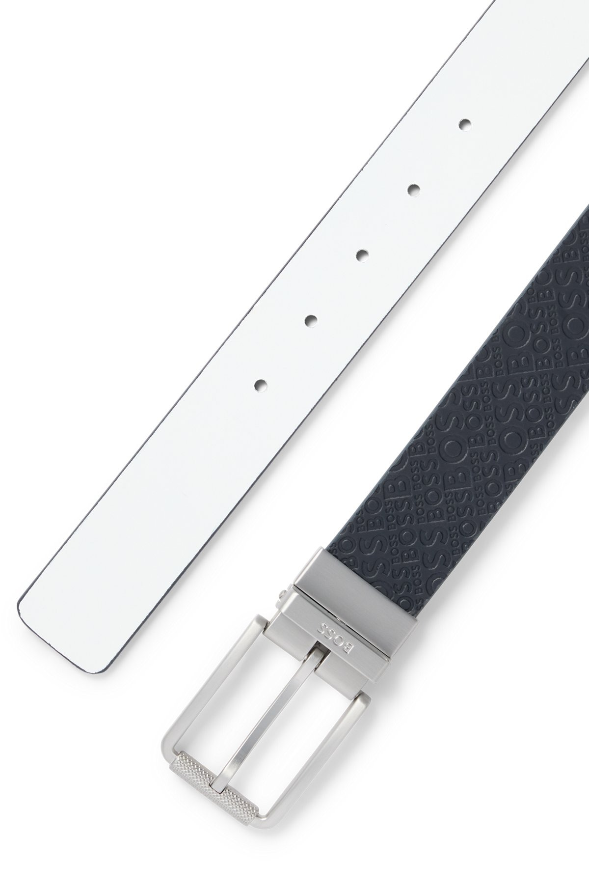 REVERSIBLE BELT IN ITALIAN LEATHER - 3
