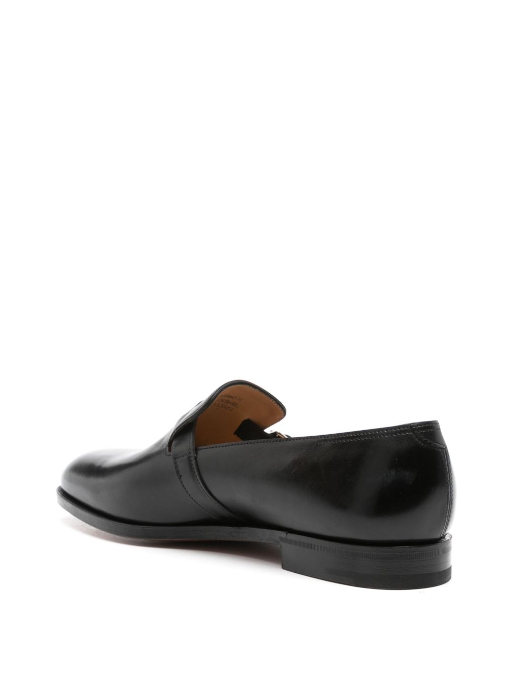 leather monk shoes - 3