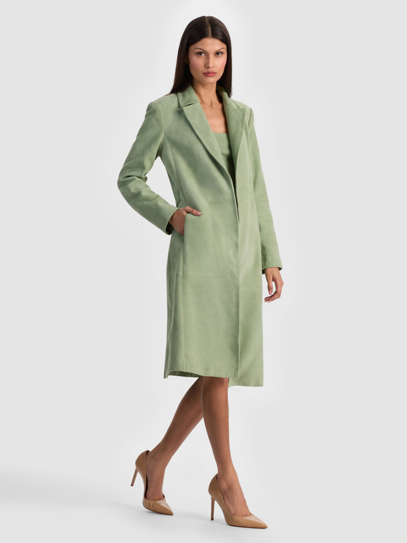 KARLEY SUEDE WRAP COAT 5