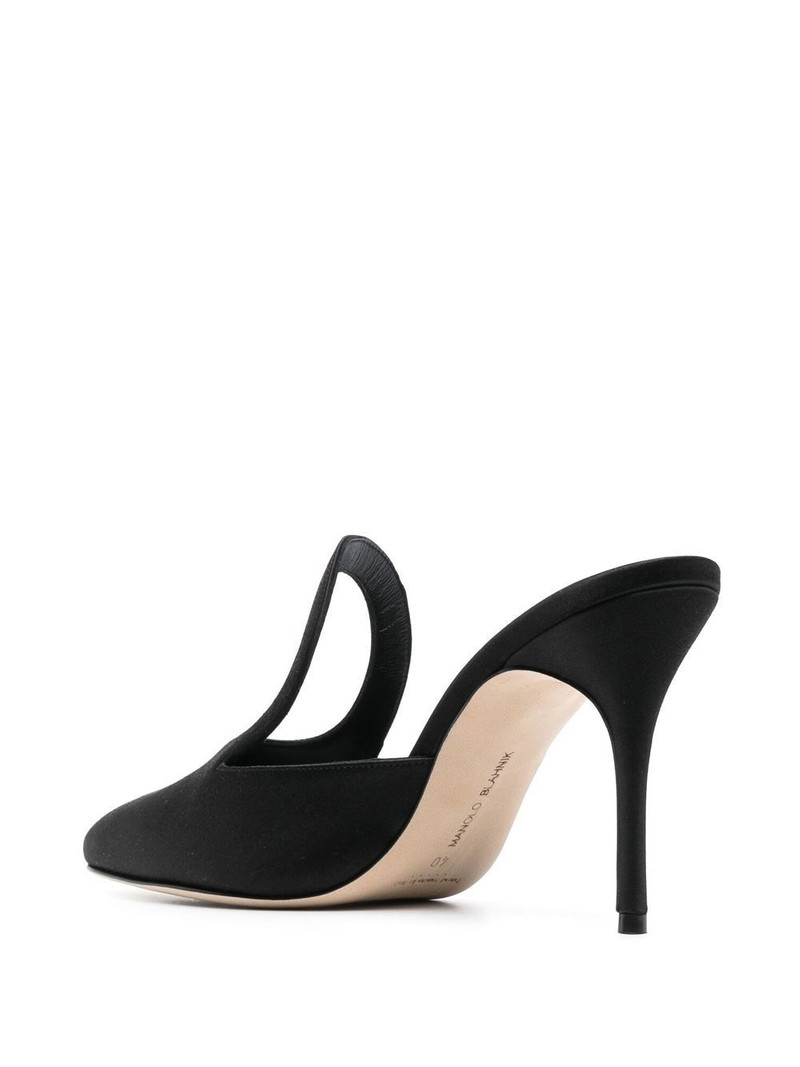 Fugati 100mm heeled mules 3