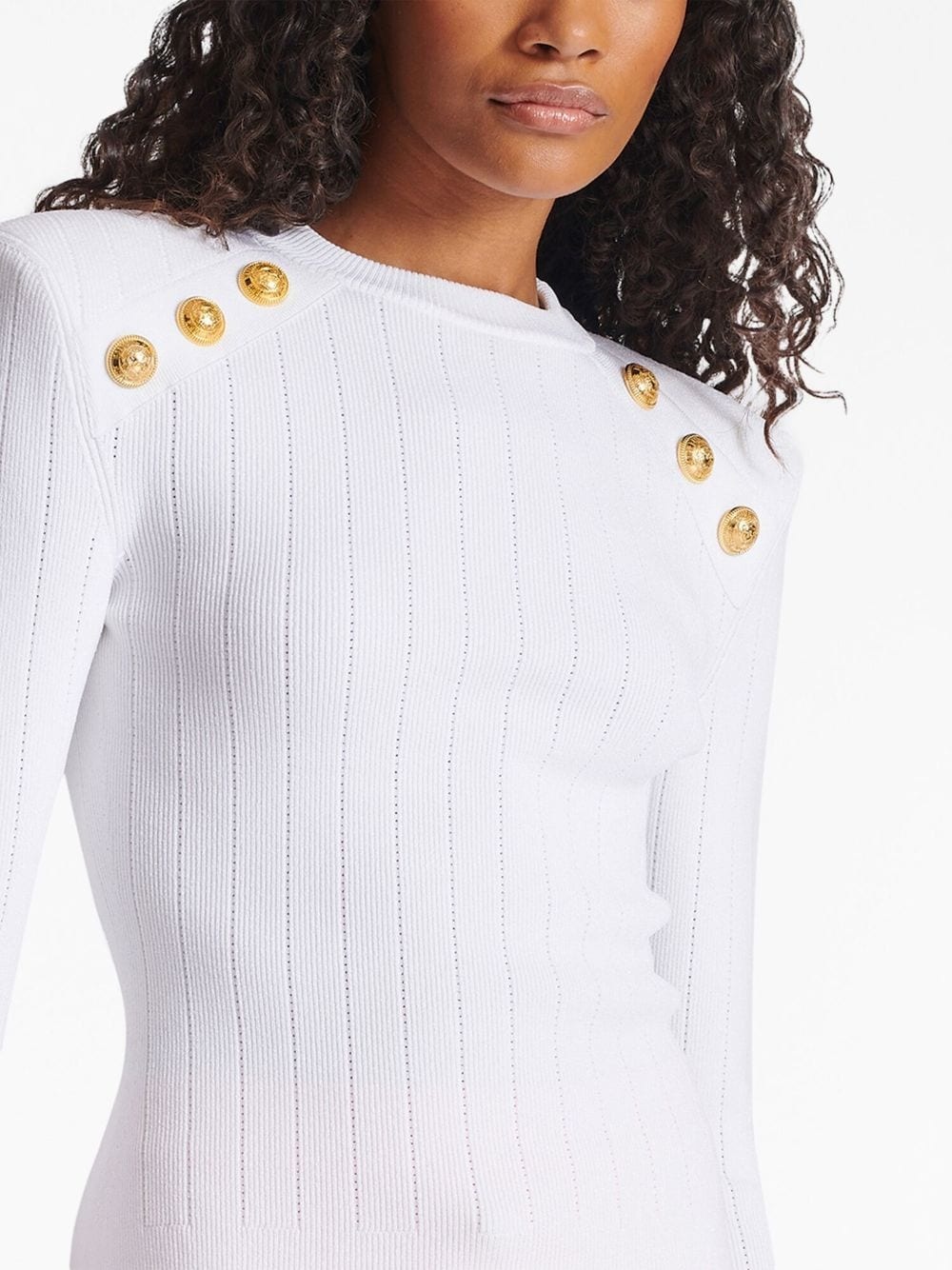6-Buttons knit jumper - 7
