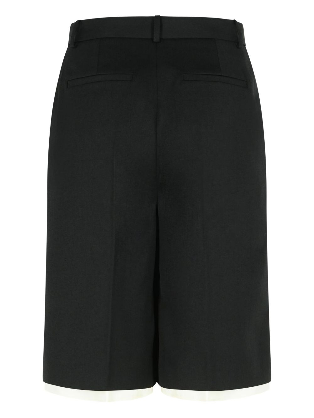 pleated front shorts - 2