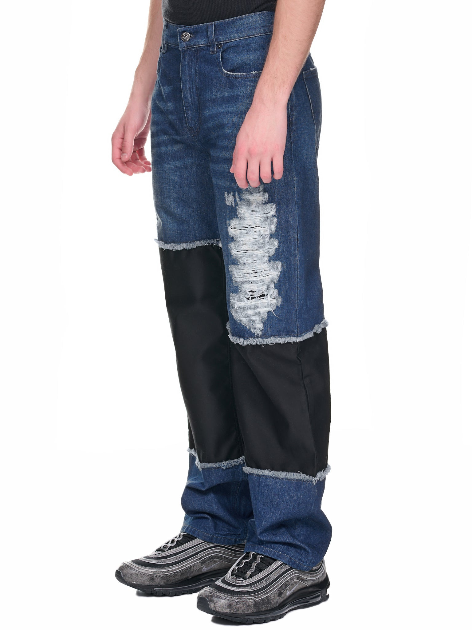 Distressed Denim Pants - 2