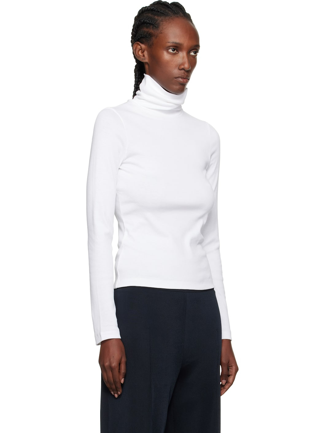 White Dinah Turtleneck - 2