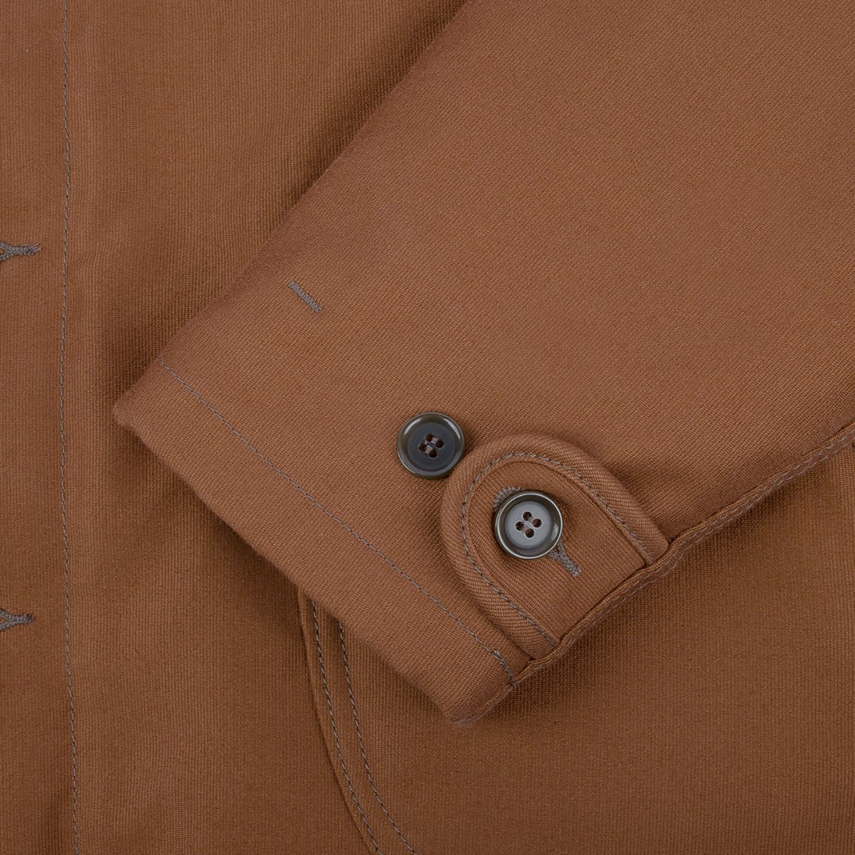 IHM-35-BRN Whipcord N1 Deck Jacket - Brown - 11