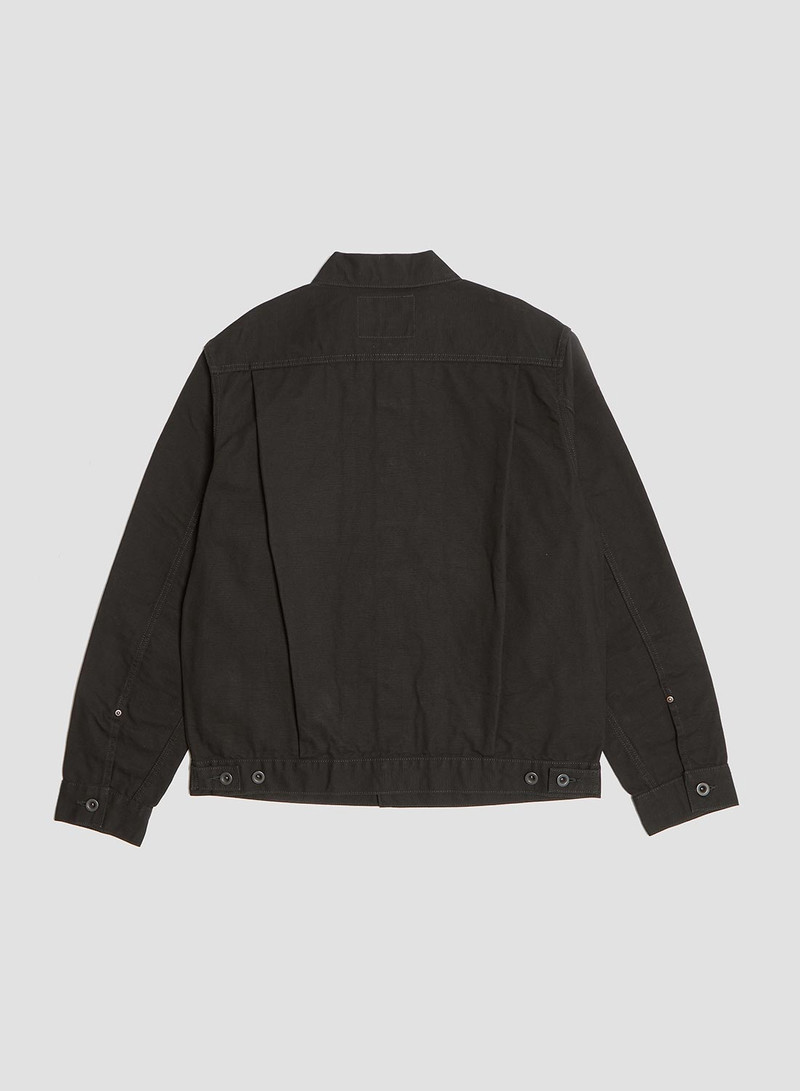 FOB Factory Cotton Duck Jacket Black 3