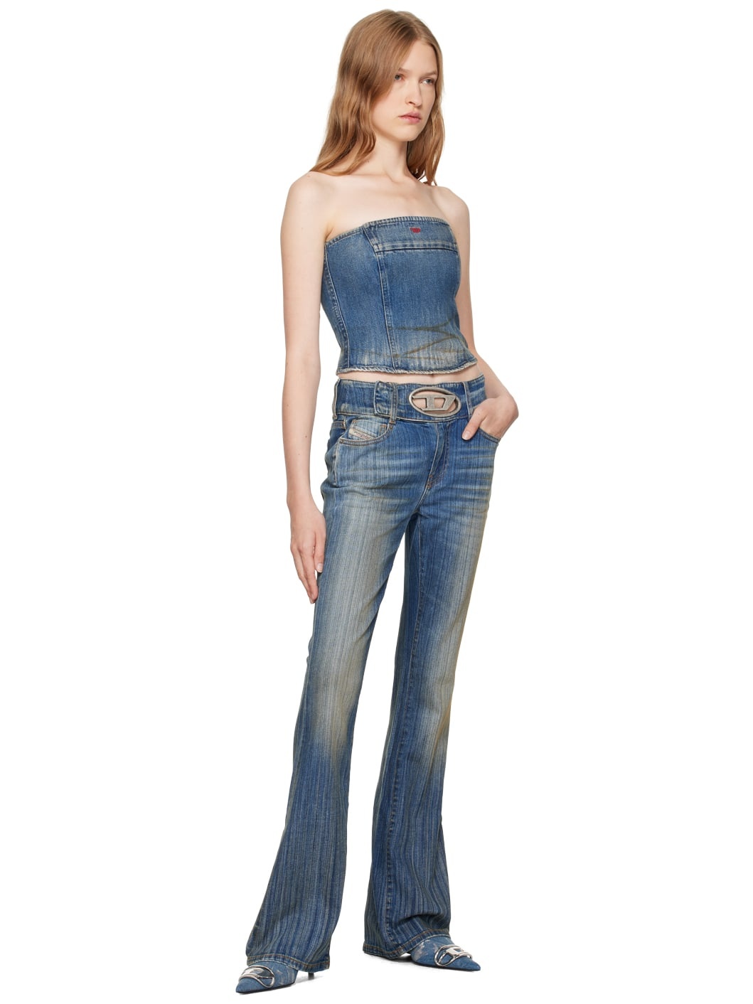 Blue De-Ville Tube Top - 4