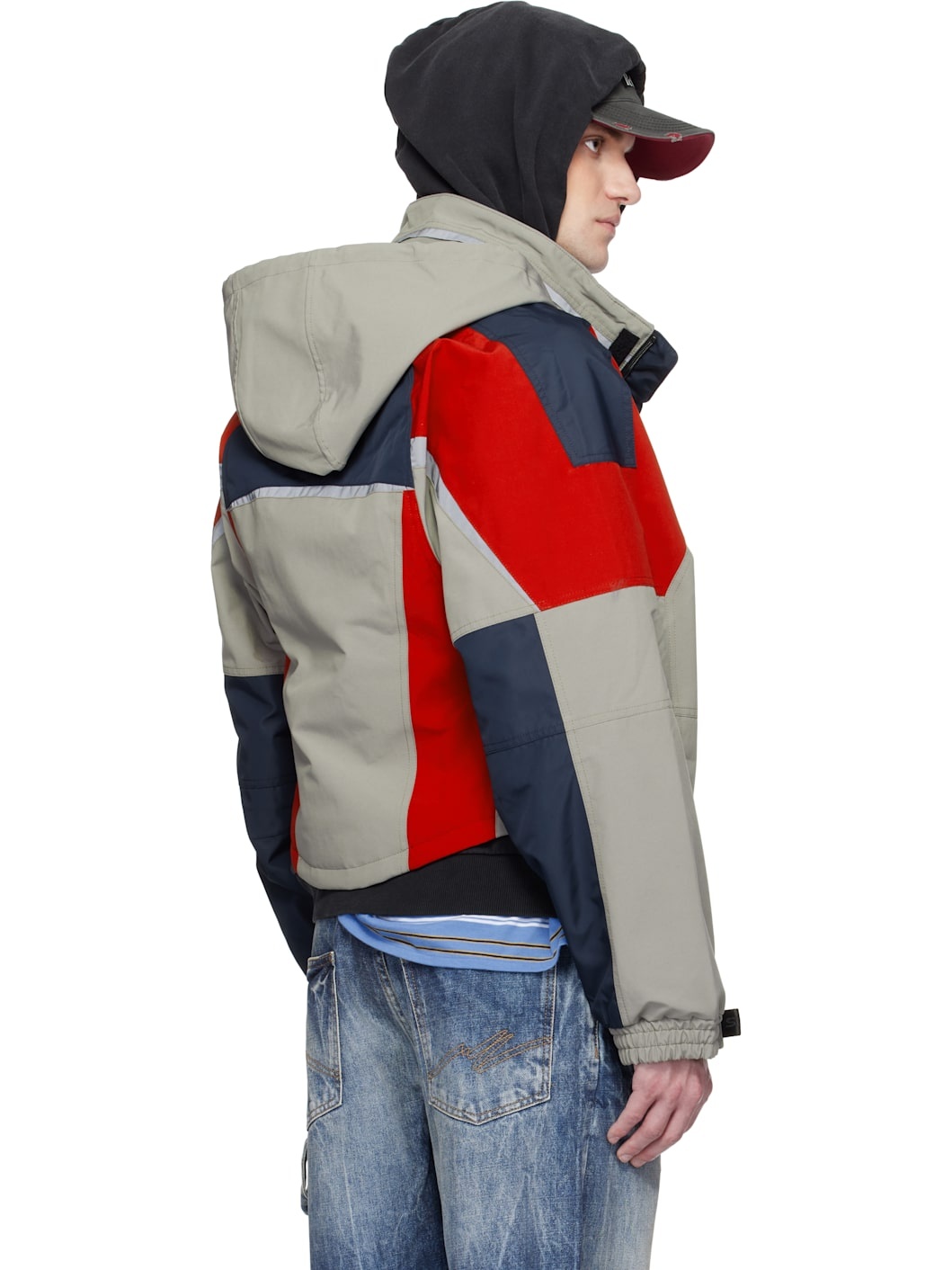 Taupe Shrunken Sports Jacket - 3