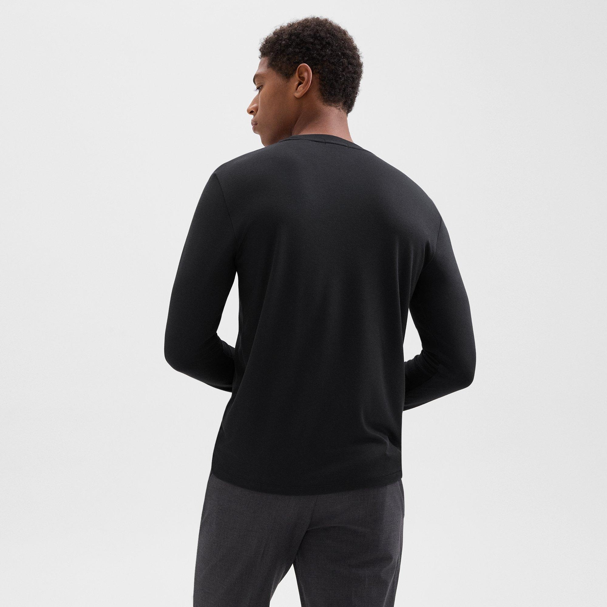 Essential Long-Sleeve Tee in Anemone Modal Jersey - 4
